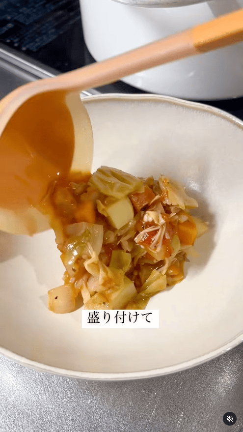 器に盛り付け